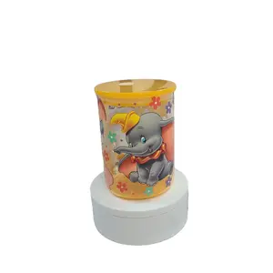 16oz colored mug with Cute Elephant design