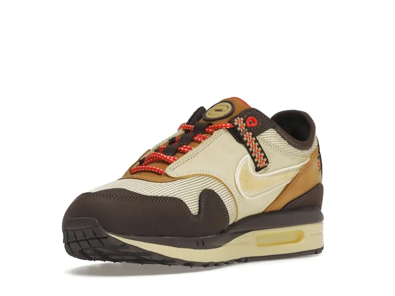 Nike Men's Air Max 1 Travis Scott Cactus Jack Baroque Brown Running Shoes,  from StockX - TikTok Shop