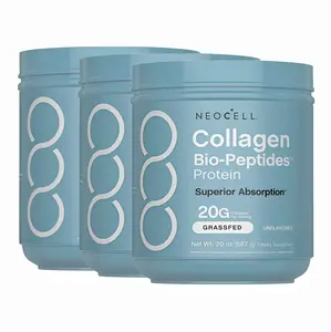 3 Pack NeoCell Collagen Peptides Powder 20oz - Grassfed Protein Supplement BD- Advanced with 18 Essential Amino Acids