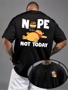 Summer Men's 2026 Winnie The Yellow T-Shirt Daily Leisure and Theme Activities Wear Unisex Cotton Short Sleeve, Cute #Poohhhhhhh, Magic Kingdom Shirt, Magic Kingdom trip, Graphic shirt, Gift Birthday