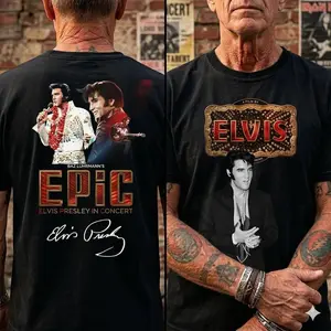 Vintage Elvis Presley Music Shirt, 90s Elvis Presley Shirt, Elvis Presley Gift, Elvis Presley Lover, King Of Menswear, Classic Rock & Roll Fashion