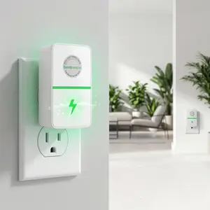 2 PCS Household Plug-In Power Device,Box with US Plug,Wide Voltage Range 90–250V, 2026 Design