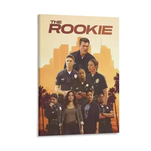 1pc TV Series The Rookie Canvas Wall Art Posters For Room Aesthetic And Decor Poster For Bedroom Living Room Office Decor