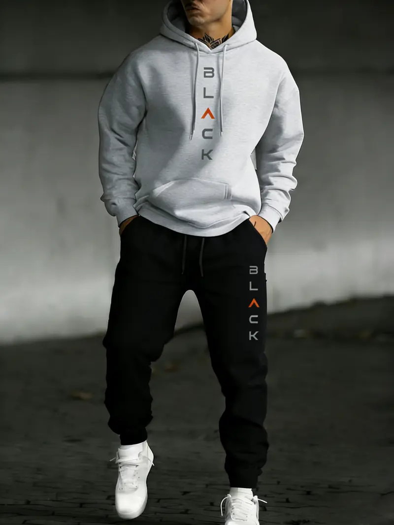 pants and hoodie set men - TikTok Shop