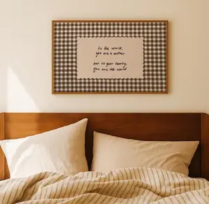 Motherhood Quote Print, Handwritten Script, Farmhouse Wall Art, Sentimental Mom Decor