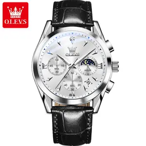 OLEVS brand luminous waterproof watch genuine new model multi-function student watch sports light luxury men's watch 3609