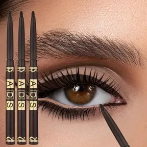 3pcs Longwear Eye Liner Waterproof & Sweatproof Eyeliner Pencil Set, Eye Makeup Products, Long-Lasting, Smudge-Proof, Easy Twist & Slide, Perfect Holiday Gift