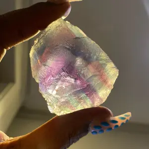Purple & Green Banded Flourite - Rough