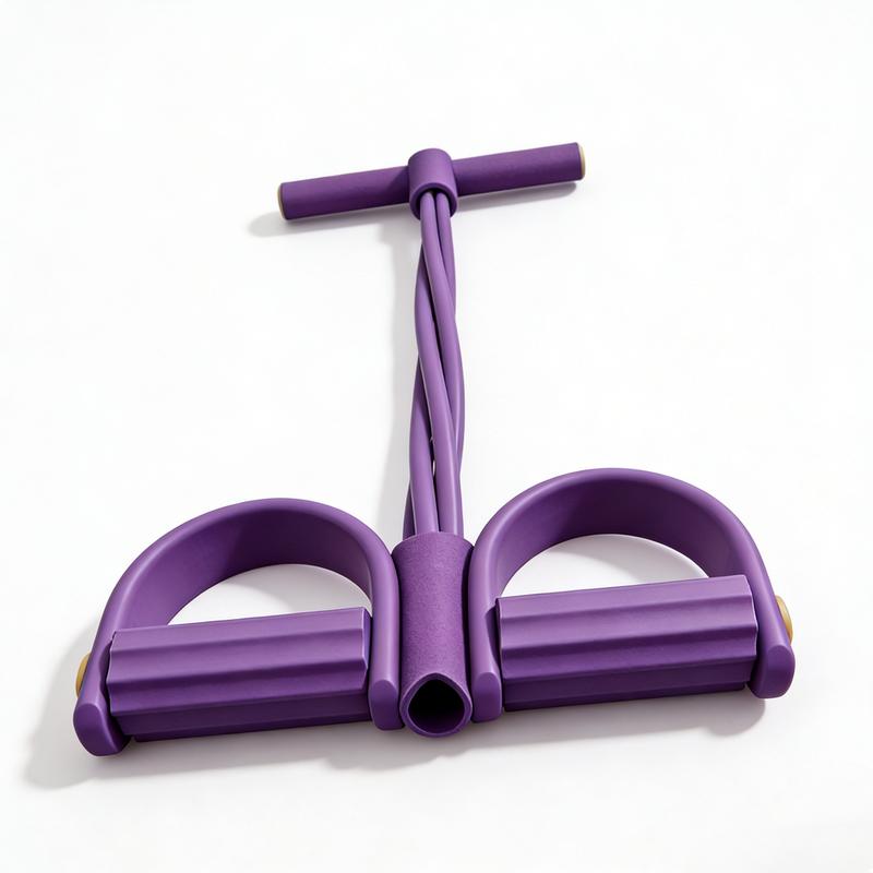 Multifunction Pedal Resistance Trainer with 6 Tubes – Stronger Resistance for Effective Training, Portable Foot Pedal Exerciser for Full-Body Home Workout, Stretching & Fitness Training, exercise belly and arm fat, exercise vest line