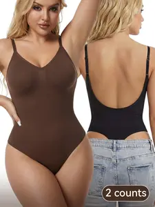 Star Style Shapewear, Underwear, Waist Cinching Hip Lifting Backless Design, Microfiber Fabric, Tight Fit, Adjustable Straps, Perfect Shape Enhancer