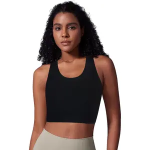 Seamless Chest Binder Women FTM Transgender Wireless Binder Sport Compression Bra Pullover Tank Top