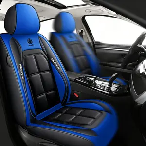 Universal Car Seat Covers, Waterproof Leather Interior Accessories, Durable and Comfortable, /blue//, Fashion Design, 1pcs/2pcs, Car Seats Covers