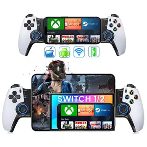 BEBONCOOL Mobile Game Controller for Android & iPhone&Switch1/2, Turn Your Phone into a Gaming Console,LED Mobile Gaming Controller for iOS Support Xbox Cloud, Steam Link, GeForce Now, Arcade,Call of Duty, Roblox