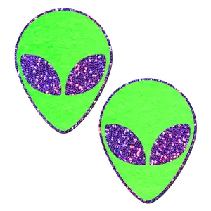 Alien: Neon/Glow in the Dark Nipple Pasties by Pastease o/s