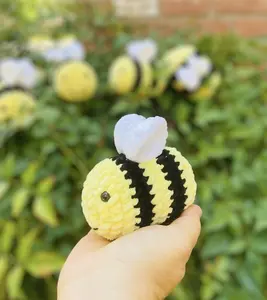 Amigurumi Bumblebee Plushie Crochet Bee Amigurumi Bee Bee Lover Gift Plushie Bee Discount Gift for Her Cute Bee For Bee Keepers for vet for mom for my love