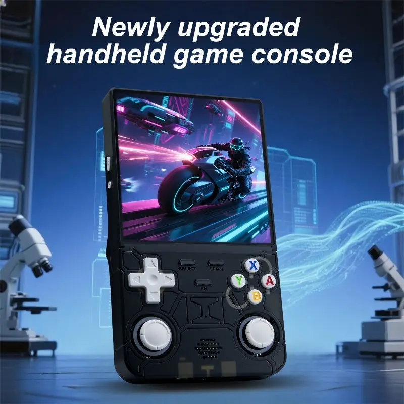 R36 Ultra Handheld Game Console with New RGB Lighting Effects, Dual Joystick Detailed Operation, Perfect Gift for Birthdays and Holidays, Handheld Gaming Console