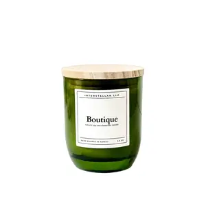Boutique Candle | Green Vessel