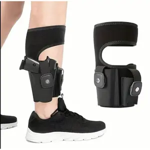 Unisex Ankle Gun Holster Adjustable Velcro Closure Polyester Fiber Material Compatible with G42 2726 S&W M&P Shield 9mm and Magazine Pouch Cl