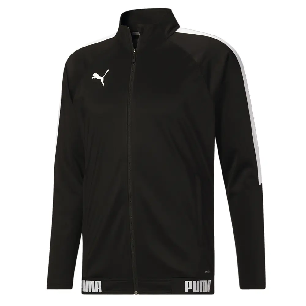 PUMA Mens Speed  Athletic Outerwear Casual Full Zip Moisture Wicking - Black