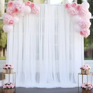 1pc Outdoor Wedding Mesh Netting, Top Pole Hanging, Mosquito Net for Lawn Weddings, Beach Proposals, Arch Decoration, Camping Ceiling, 160x500cm