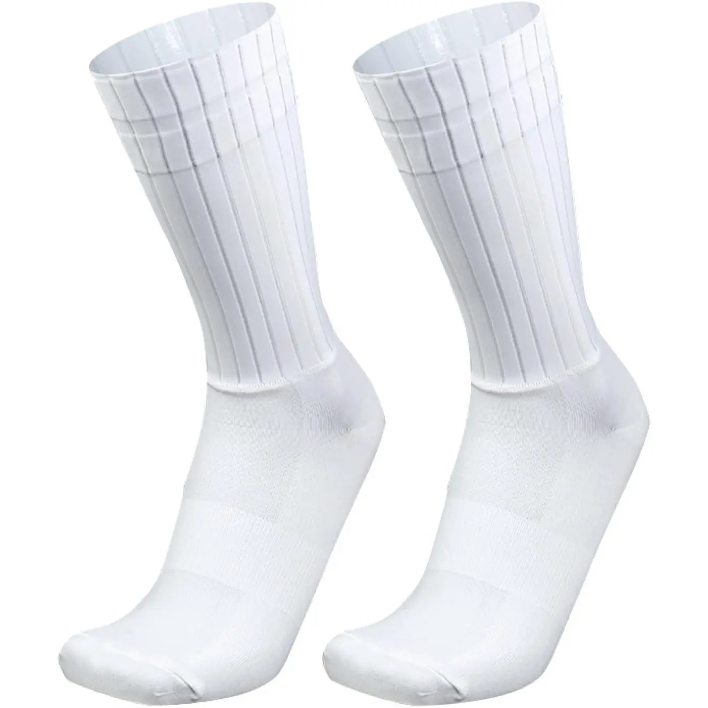 Aero Socks Cycling Aero Socks For Men Anti-Slip Silicone Aero White Line Cycling Sports Running Socks 6-11