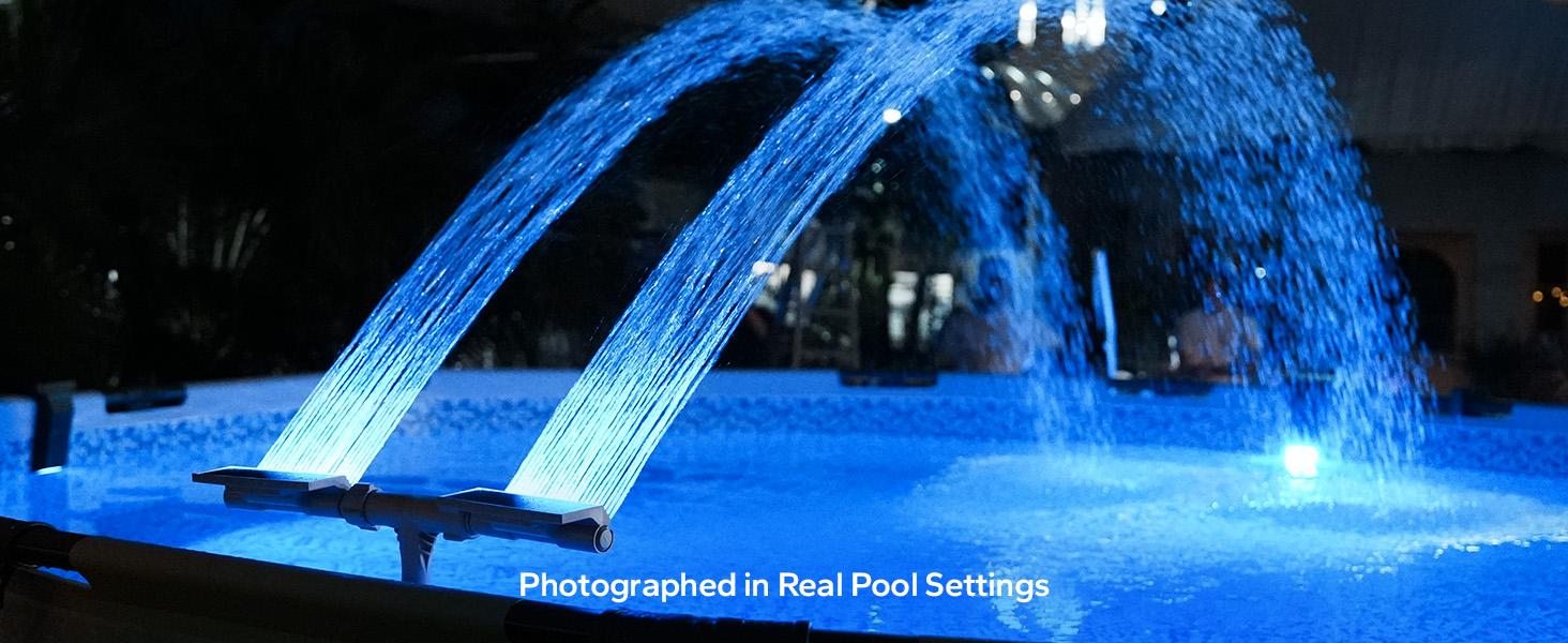 32 LED color pool fountain lights
