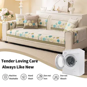 1pc sofa cover, Bohemian Schneier sofa cushion, all season universal high-end anti slip, furniture protection set, bedroom, office, living room home decoration, machine washable, Couch Covers, Soft Sofa Protector