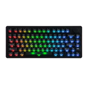 EPOMAKER HE75 V2 Hall Effect Gaming Keyboard, 8K Polling & 0.1ms, 8000mAh & 2.4Ghz/BT, Hot Swap Key & Knob, 0.005mm Adjustable Actuation, Rapid Triggering, Creamy & Thocky