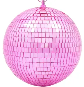 Light Pink Disco Ball Ornament 250MM (~9.8 in)
