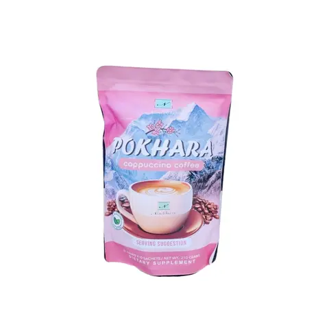 Namiroseus POKHARA Cappuccino Coffee Mix Dietary Supplement 10 Sachets x 21g