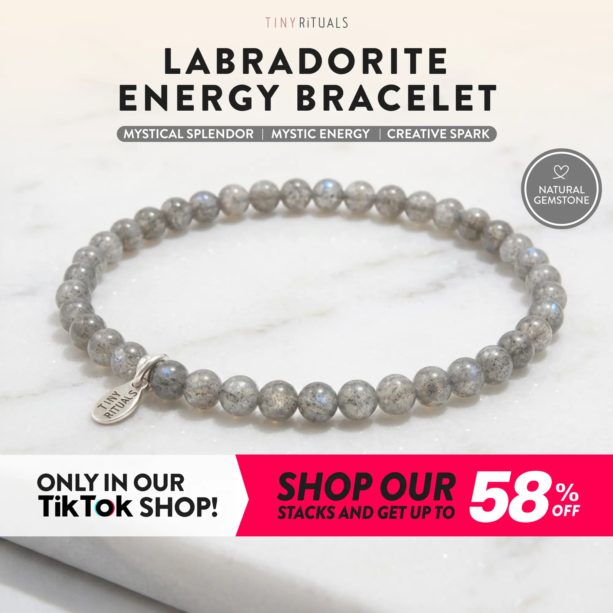 TINY RiTUALS Labradorite Energy Bracelet Braclets TINY RiTUALS Labradorite Energy Bracelet Braclets