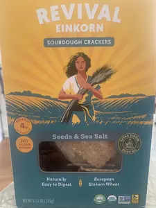 Revival Einkorn Sourdough Crackers