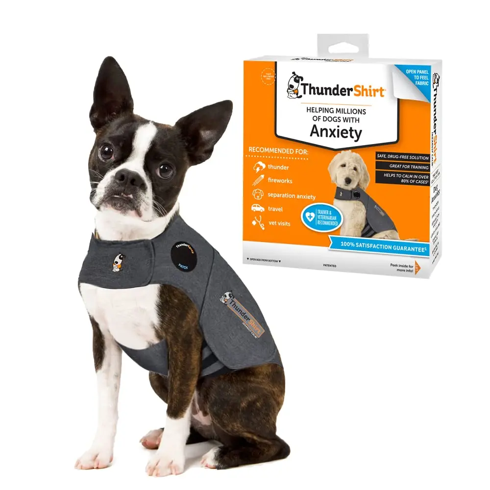 Dog Anxiety Treatment Jacket Heather Gray Dog Anxiety Treatment Jacket Heather Gray