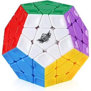 3x3 Megaminx Stickerless Speed Cube Pentagonal Dodecahedron Cube Puzzle Toy