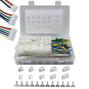 1120-Piece XH 2.54mm Connector Kit - 2/3/4/5/6 Pin Male Plugs, Female Sockets Housing, and Crimp Terminals for Versatile Electronic Applications