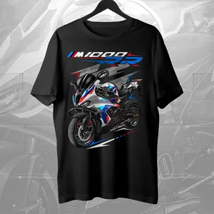 Superbike Racing Graphic Tee ️ M-Performance Style Sportbike Shirt | Urban Biker Streetwear | Heavy Cotton Graphic Top for Men