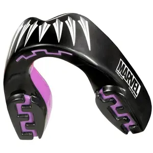 SafeJawz MARVEL Sports Mouthguard Dual Layer Premium Mouth Guard with Case for Basketball, Football, MMA, Hockey - Junior - BLACK PANTHER