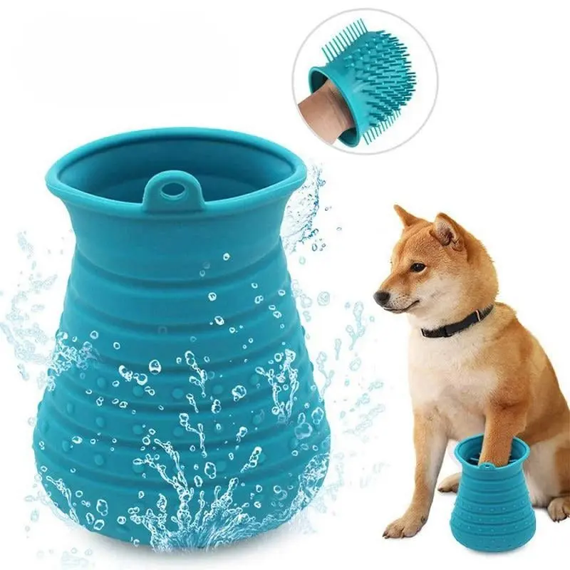 Soft Silicone Pet Paw Cleaner – Gentle Dirt Remover for Dogs & Cats (No Water Needed)
