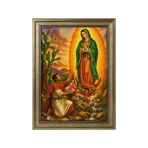 Religious Framed Wall Art - 12×16in (30×40cm), Home Decor Religious Decoration for Home Supplies