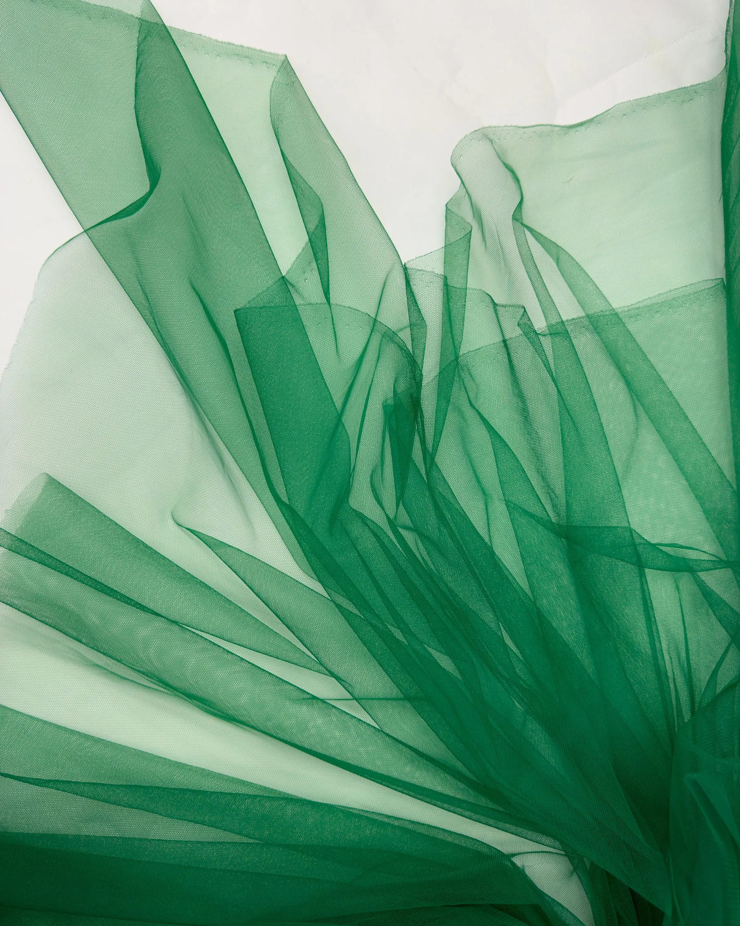 Green Stretch Netting Fabric