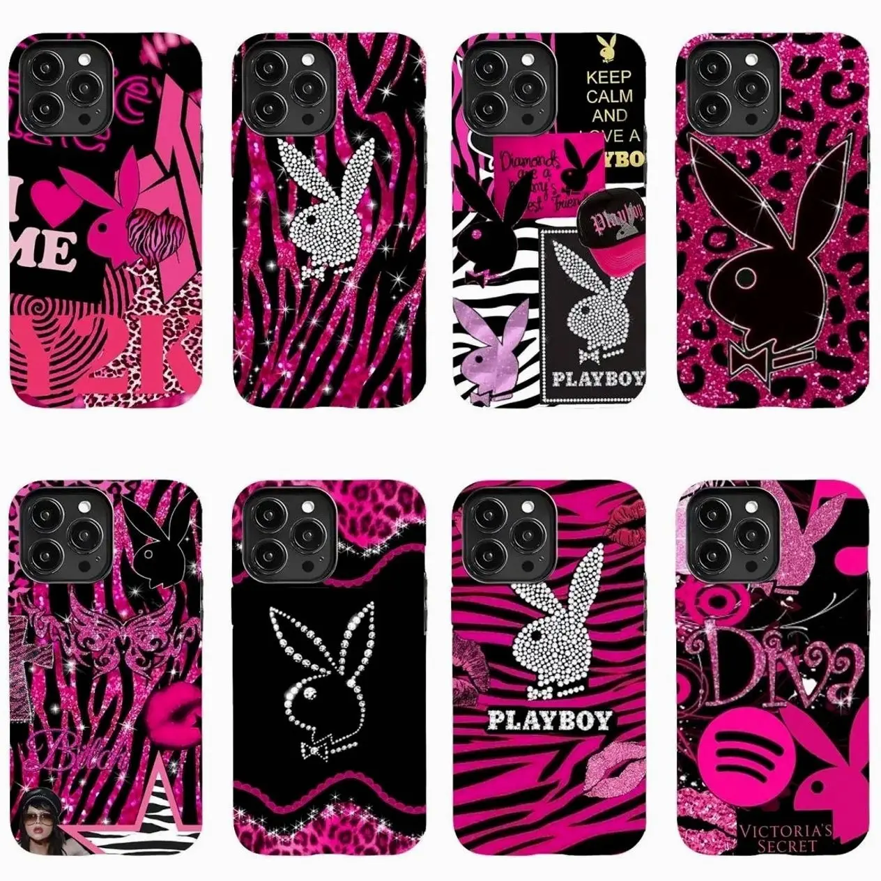 Playboy — Y2K Aesthetic & Retro Stree Compatible with iPhone 11, 12, 13, 14, 15, 16, 17 & more – check our available size