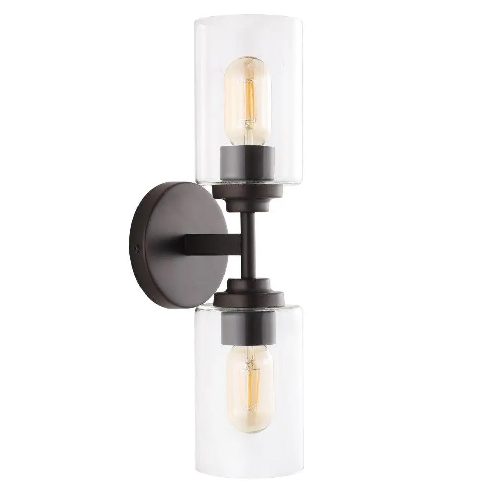 Cera Farmhouse Industrial Iron Cylinder LED Sconce Cera Farmhouse Industrial Iron Cylinder LED Sconce