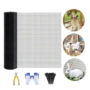 Garvee Galvanized Metal Wire Fence Roll 30Mx1.2MHigh, Heavy-Duty Weatherproof Wire Mesh Fencing for Garden, Livestock, Cattle, Chicken & Dog Enclosures