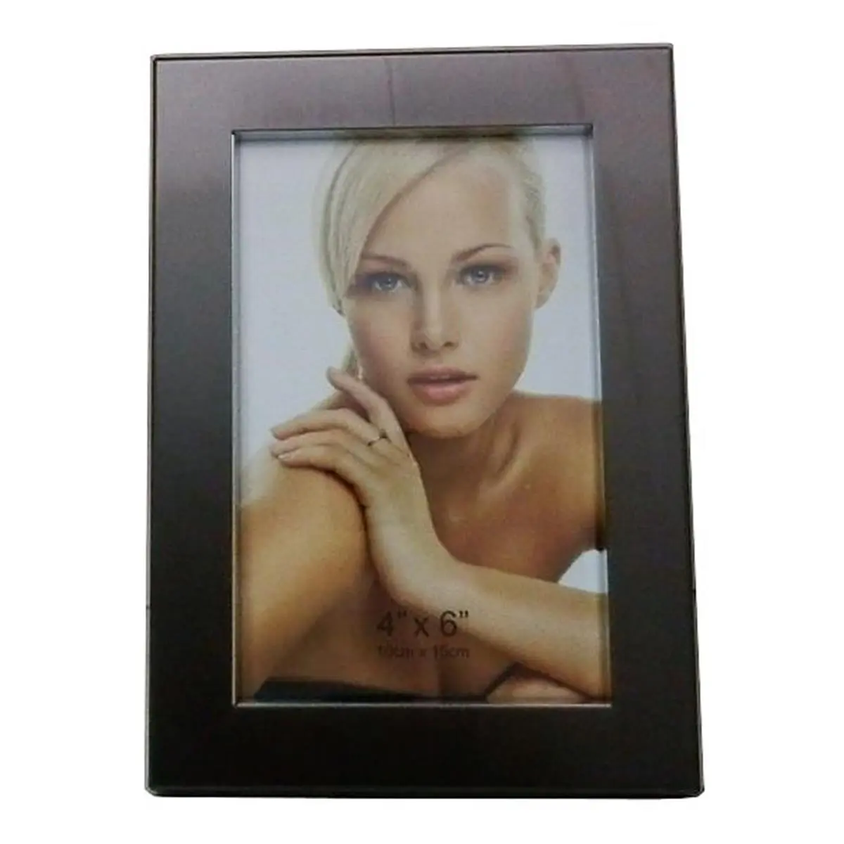 Jiallo 65354 Black Nickel 4x6 in. Photo Frame, Home Decor Wall Hanging for Room Decor
