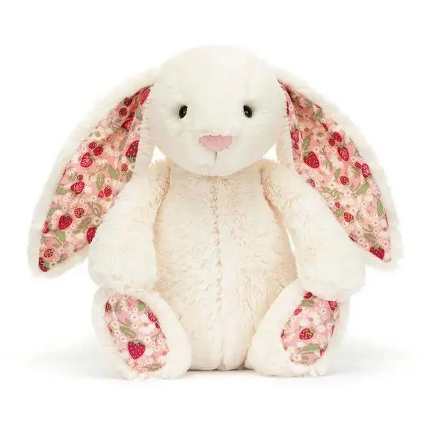 Official Jellycat Bashful Bunny Plush – Super Soft Authentic Jellycat Toy (1 PRODUCT + 1 BAG OF JELLYCAT + 1 GIFT)