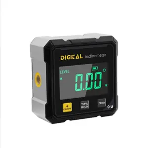 Portable Magnetic Digital Angle Finder, 360° Magnetic Attachment Hardware Tool with Dual Laser Guide, Rechargeable Angle Gauge for Woodworking, Construction, Home #Summervibes
