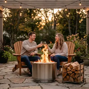 Double Tree - Premium Incense Cedar Firewood (16inch Logs) (Includes Firestarter) For Fireplace,Campfire,Wood Stove, Fire Pit, Split Wood for Solo Stove or Breeo)