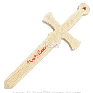 Munetoshi 14" Dagger Short Sword Lightweight Foam Wooden Finish Prop VIking Cosplay Medieval Costume
