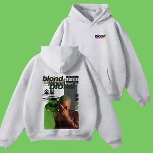 Frank Ocean Blonde Hoodie 2 Sides, Vintage Album Cover Sweatshirt with Front & Back Print, Aesthetic Streetwear Pullover for Music Lovers, Unisex, Full Color, Full Size, Gift For Fans        Hỏi ChatGPT