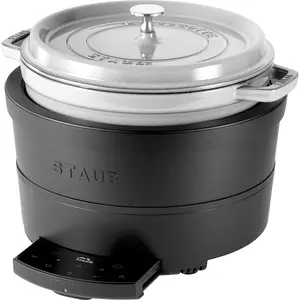 Staub Precision Induction Multi Cooker, black matte Staub Precision Induction Multi Cooker, black matte